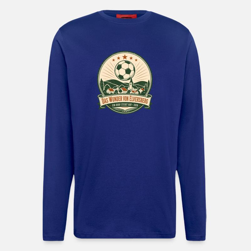 Das Wunder von Elversberg - Langarmshirt - made by SPREAD - Iconic Blue