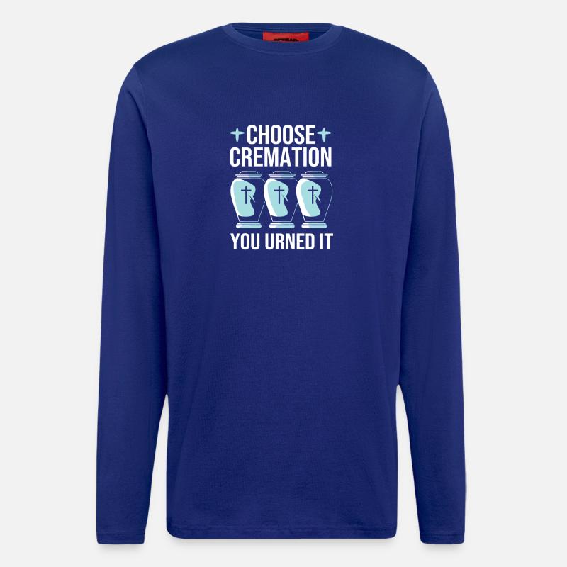 Funeral Undertaker - Longsleeve - made by SPREAD  - Iconic Blue