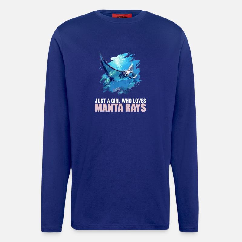 Rays Manta Rays - Longsleeve - made by SPREAD - Iconic Blue