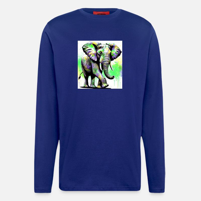 Elefant - Langarmshirt - made by SPREAD - Iconic Blue