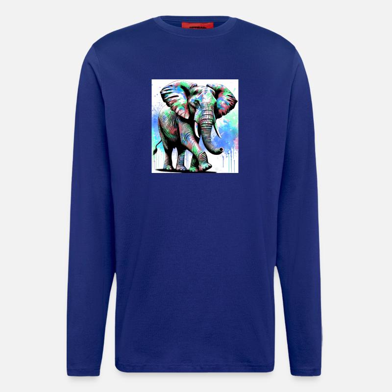Elefant - Langarmshirt - made by SPREAD  - Iconic Blue