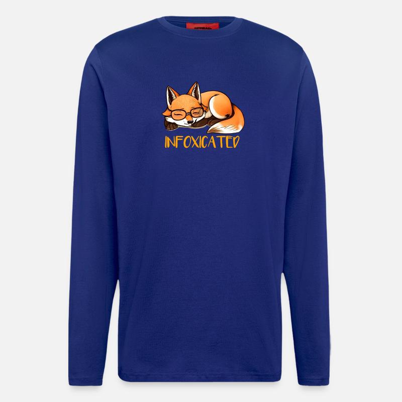 sleeping fox - Longsleeve - made by SPREAD - Iconic Blue