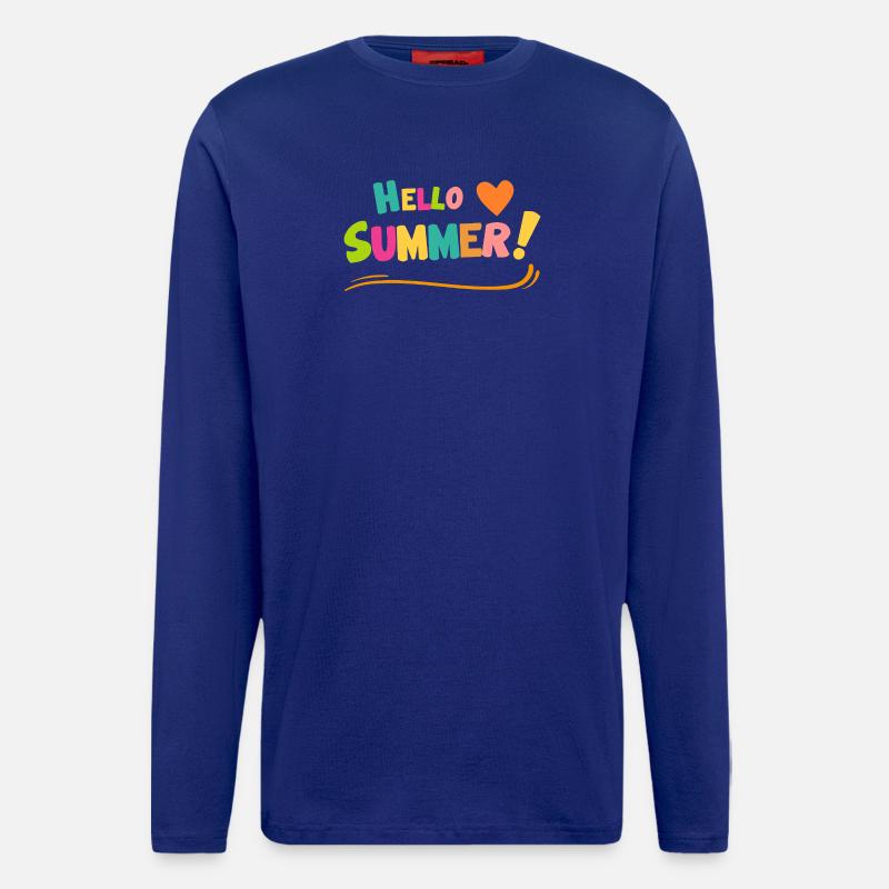 Hello Summer Farbexplosion - Langarmshirt - made by SPREAD  - Iconic Blue
