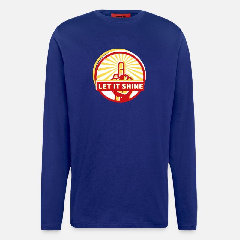 let it shine - Longsleeve - made by SPREAD  - Iconic Blue