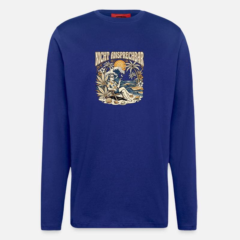 Nicht Ansprechbar - Langarmshirt - made by SPREAD - Iconic Blue