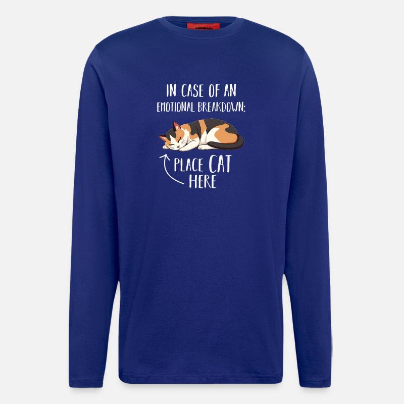 Katze - Langarmshirt - made by SPREAD  - Iconic Blue
