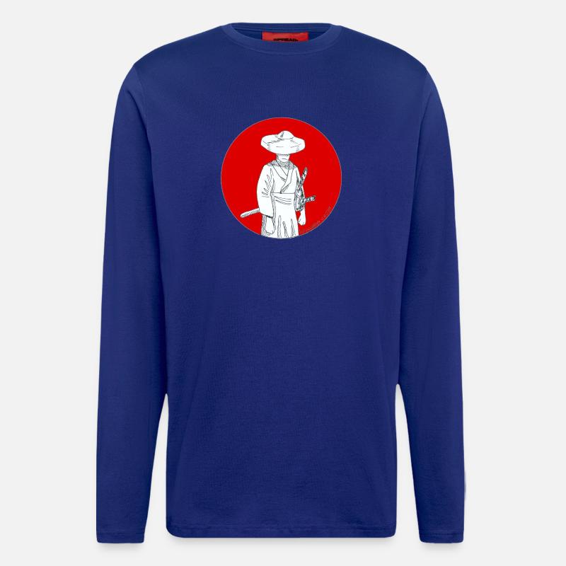 RONIN - Manches longues bio décontracté fabriqué en UE - Iconic Blue