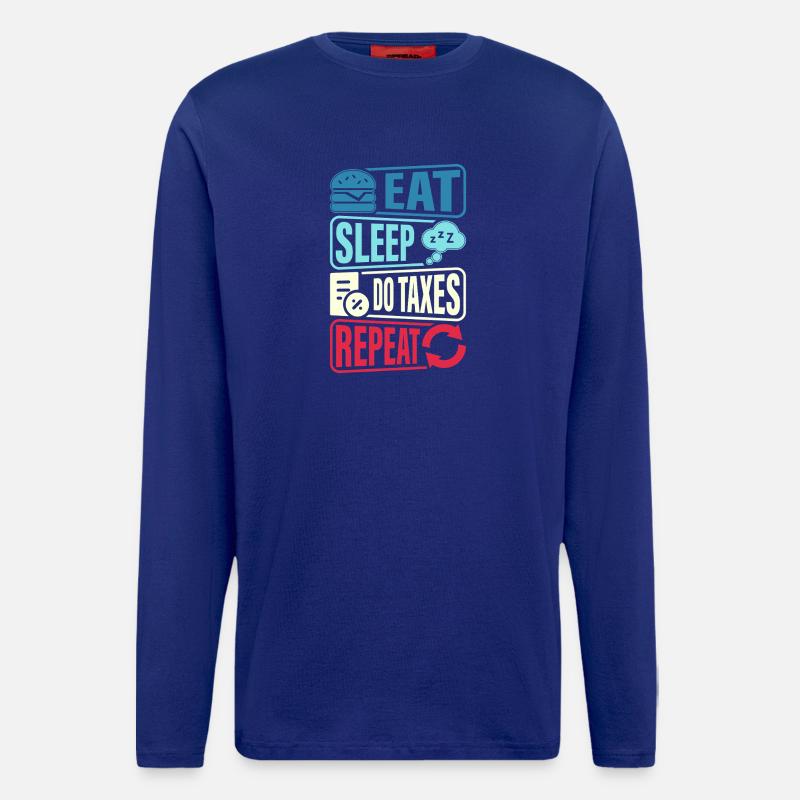 Eat, sleep, control, repeat - Longsleeve - made by SPREAD - Iconic Blue
