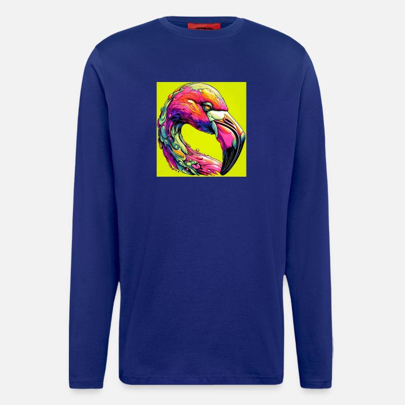 Flamingo - Langarmshirt - made by SPREAD - Iconic Blue