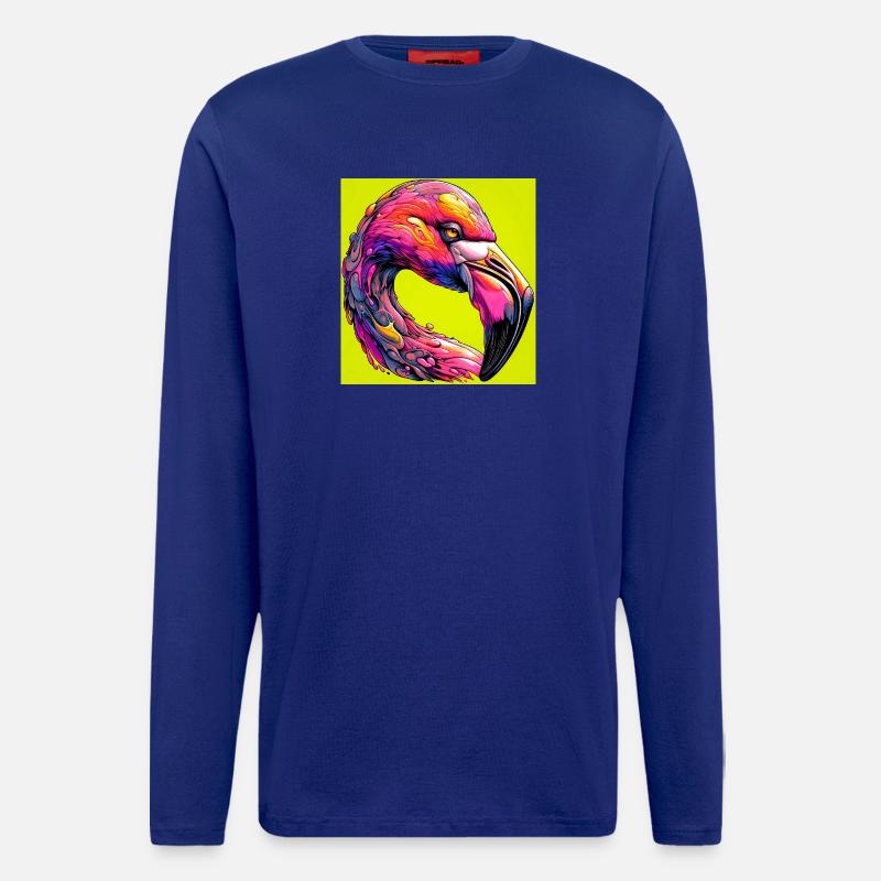 Flamingo - Langarmshirt - made by SPREAD - Iconic Blue