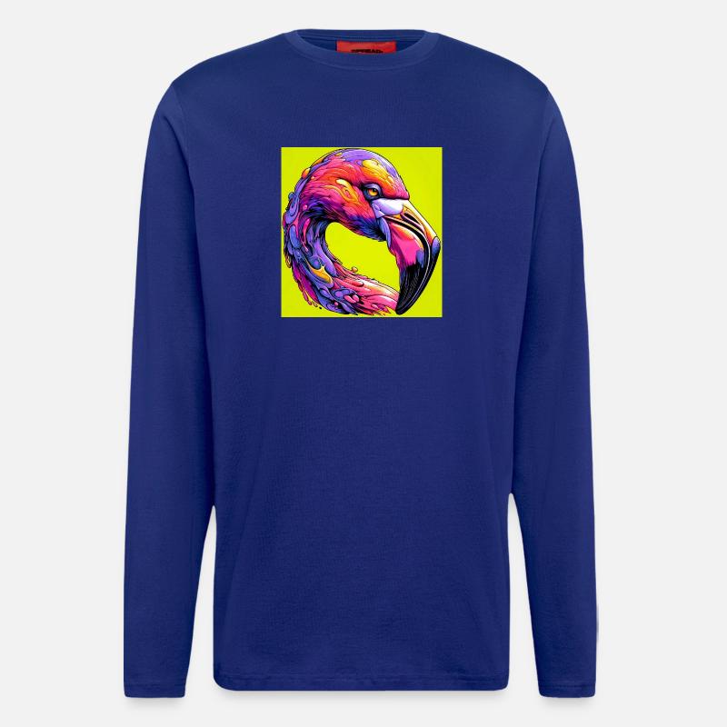 flamingo - Longsleeve - made by SPREAD - Iconic Blue