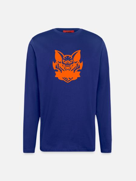 Fledermaus E-Sport Logo - Longsleeve - made by SPREAD - Iconic Blue