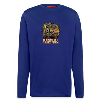 Heavyweight Dub Reggae - Langarmshirt - made by SPREAD  - Iconic Blue - Vorne