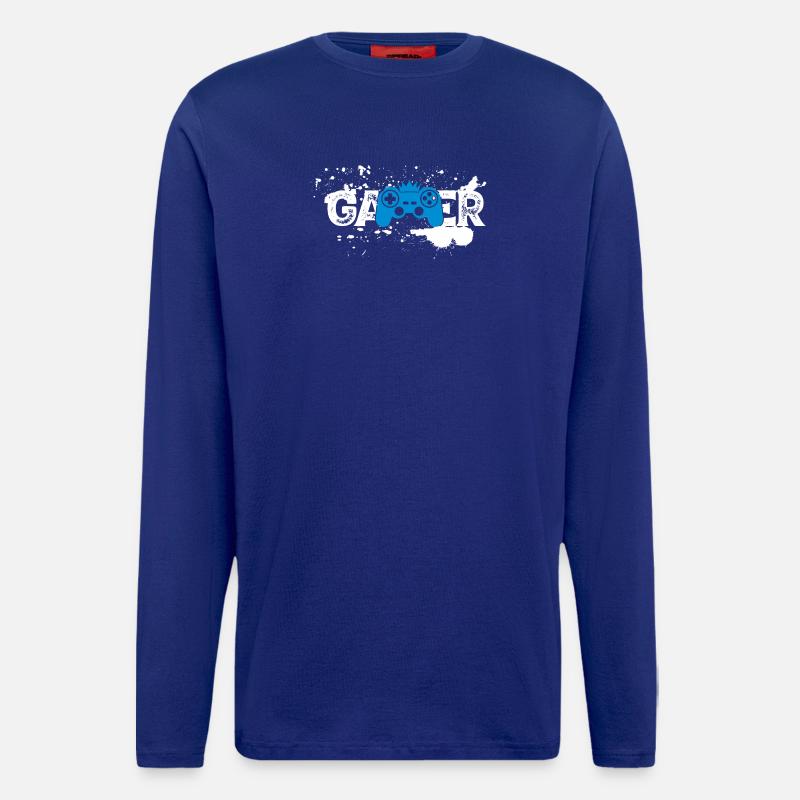 Gamer - Langarmshirt - made by SPREAD - Iconic Blue