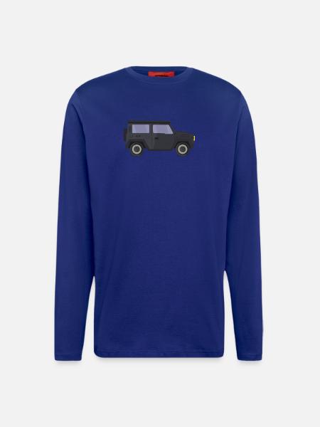 Jeep - Manches longues bio décontracté fabriqué en UE - Iconic Blue