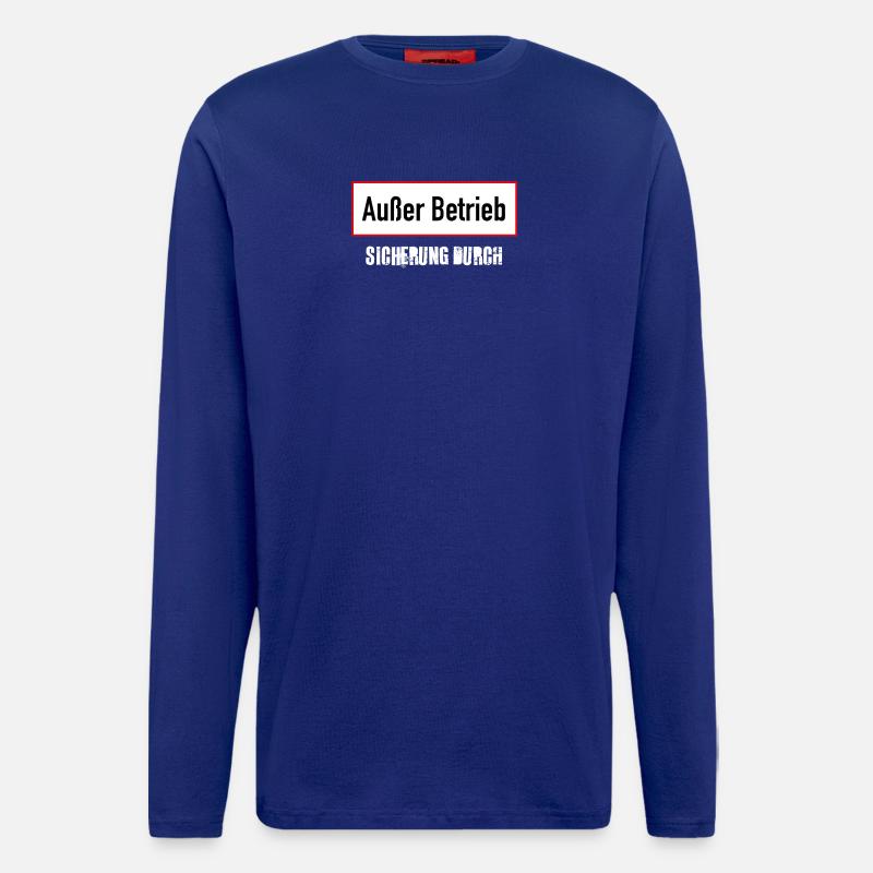 Sicherung durch - Langarmshirt - made by SPREAD  - Iconic Blue