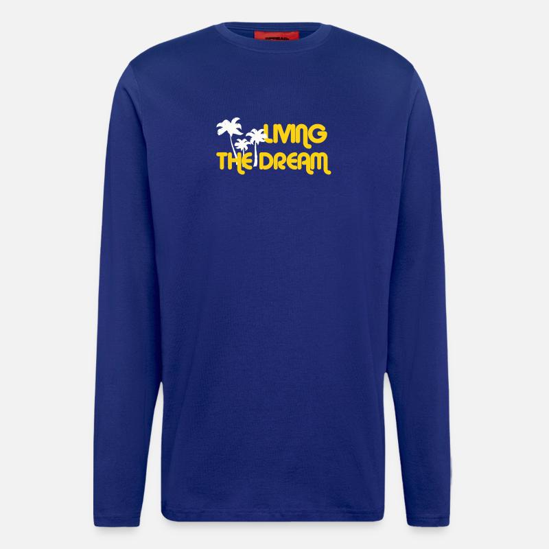 LIVING THE DREAM - Longsleeve - made by SPREAD  - Iconic Blue