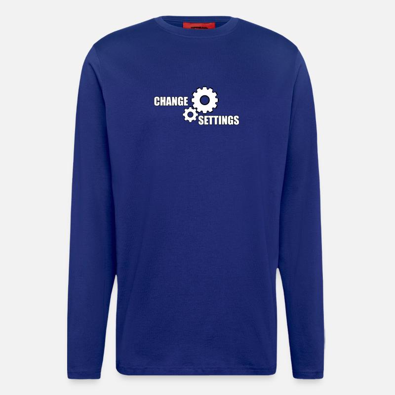CHANGE SETTINGS - Longsleeve - made by SPREAD  - Iconic Blue