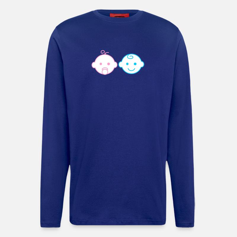 Baby Junge unser Mädchen - Langarmshirt - made by SPREAD  - Iconic Blue