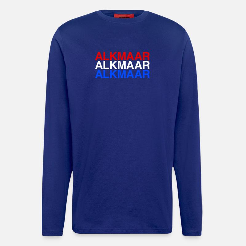 ALKMAAR Netherlands Netherlands Flag - Longsleeve - made by SPREAD  - Iconic Blue