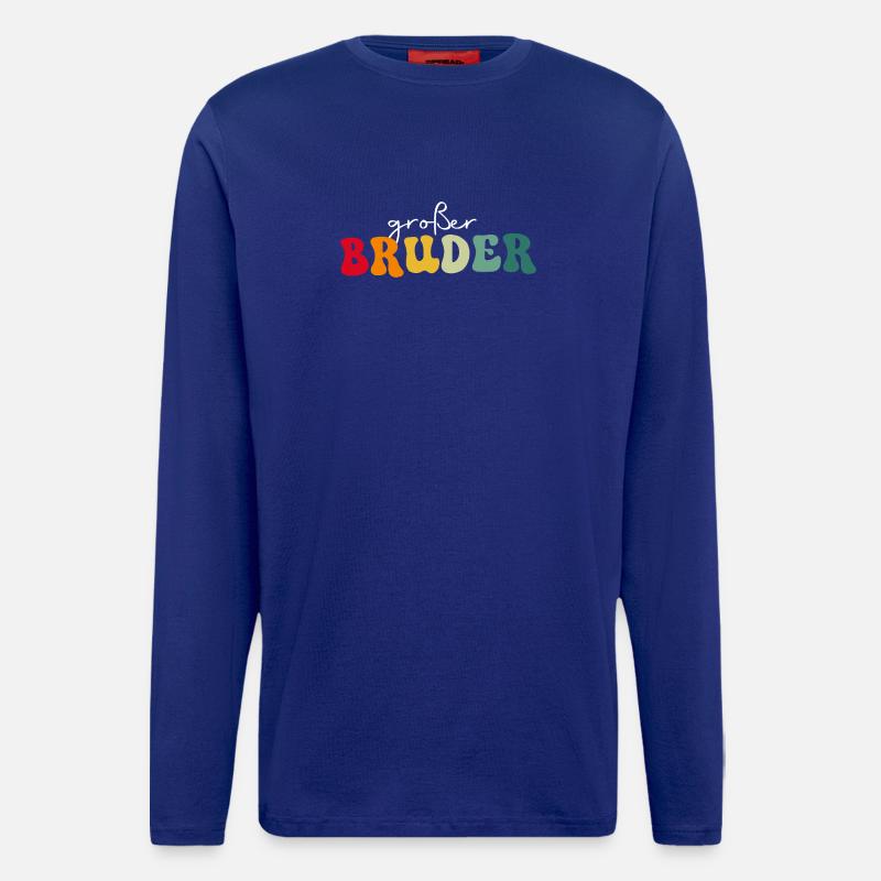 Großer Bruder - Langarmshirt - made by SPREAD  - Iconic Blue