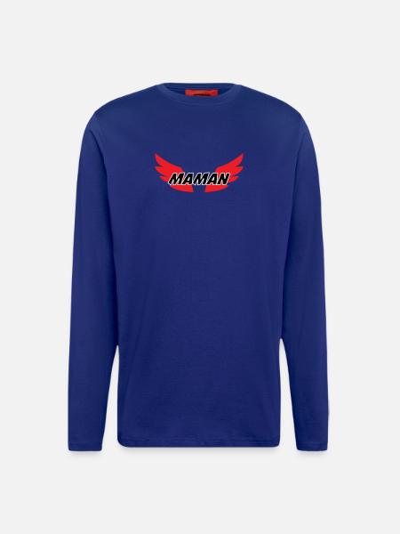 Maman d'Amour - Mother's Day - Longsleeve - made by SPREAD  - Iconic Blue
