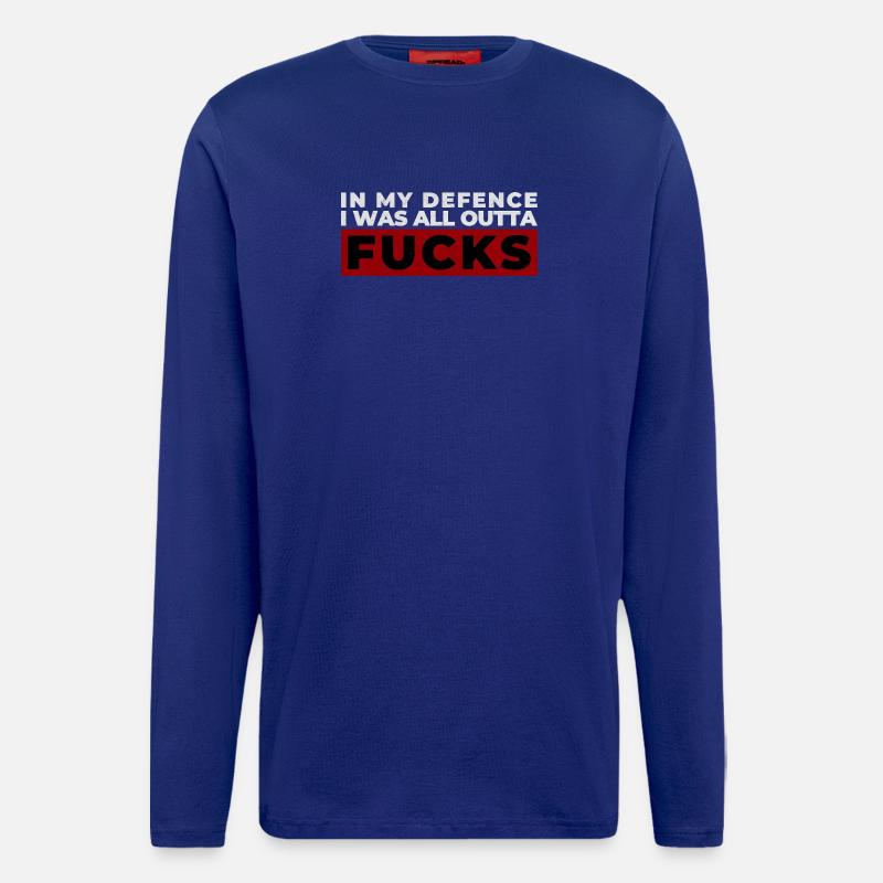 Bold Expressive Protest Design - Longsleeve - made by SPREAD  - Iconic Blue