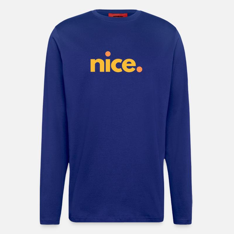 nice.04 - Longsleeve - made by SPREAD  - Iconic Blue