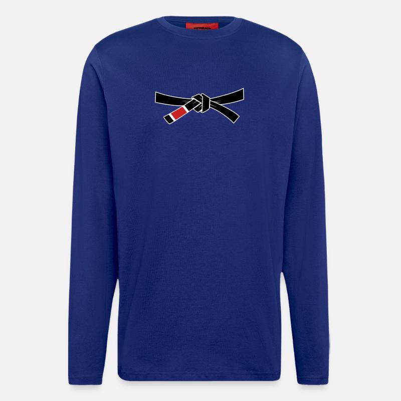 Blackbelt - Schwarzgurt - Langarmshirt - made by SPREAD  - Iconic Blue