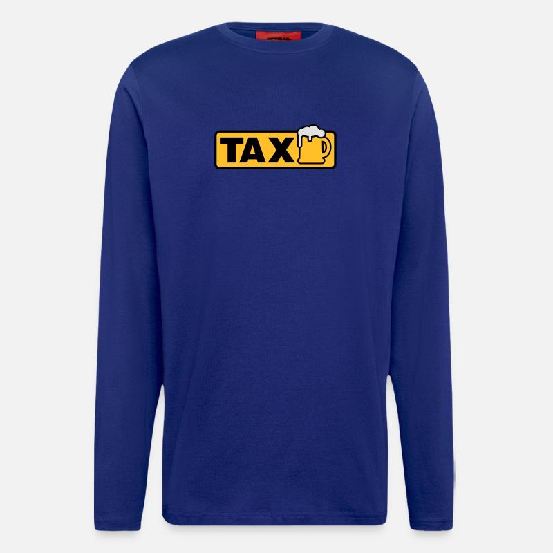 Taxi Bier - Langarmshirt - made by SPREAD  - Iconic Blue
