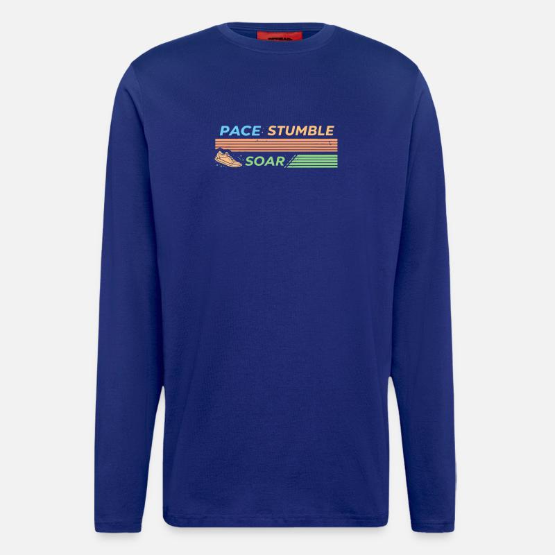 PACE STUMBLE SOAR - Manches longues bio décontracté fabriqué en UE - Iconic Blue