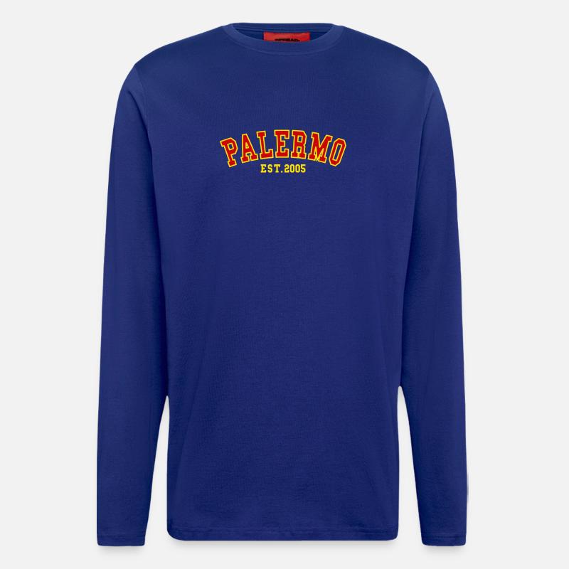 Palermo Est.2005 - Langarmshirt - made by SPREAD  - Iconic Blue