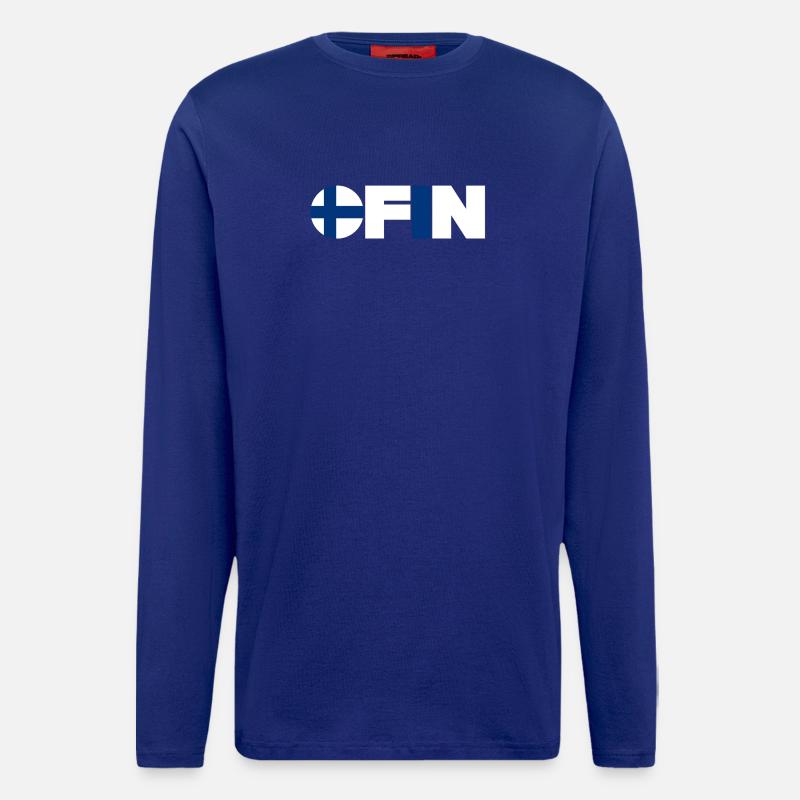 Finnland - Langarmshirt - made by SPREAD  - Iconic Blue