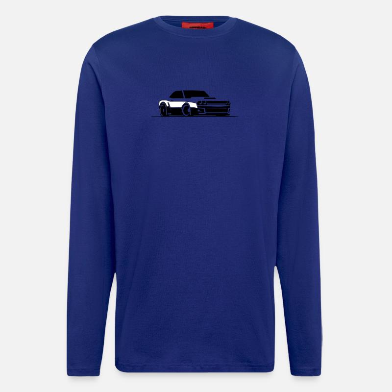 Challenger SRT Hellcat - Longsleeve - made by SPREAD  - Iconic Blue
