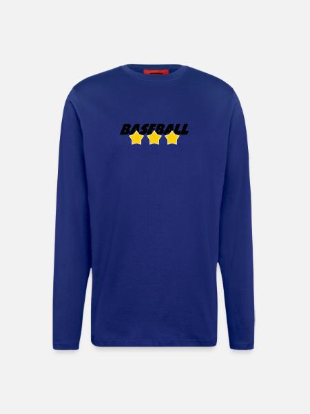 Baseball – Sport - Langarmshirt - made by SPREAD - Iconic Blue