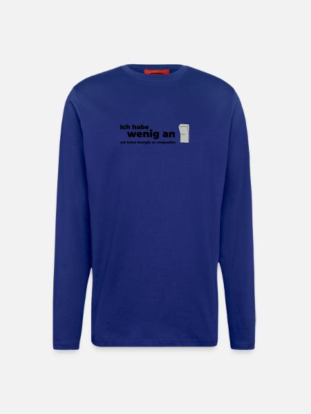 WENIG AN - Langarmshirt - made by SPREAD - Iconic Blue