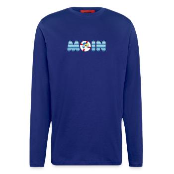 Moin Möve mit Rettungsring - Langarmshirt - made by SPREAD  - Iconic Blue - Vorne