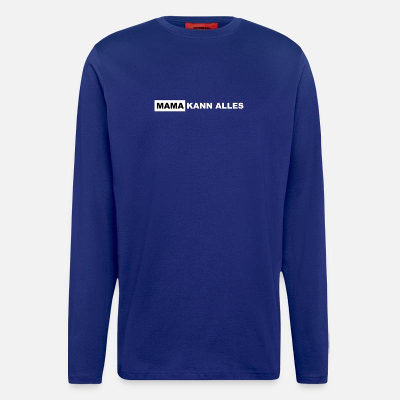 Mama Kann Alles Power Mutti - Langarmshirt - made by SPREAD - Iconic Blue