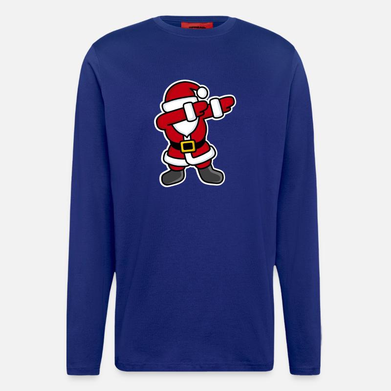 Dab / dabbing / dabbing' Santa Claus - Longsleeve - made by SPREAD  - Iconic Blue