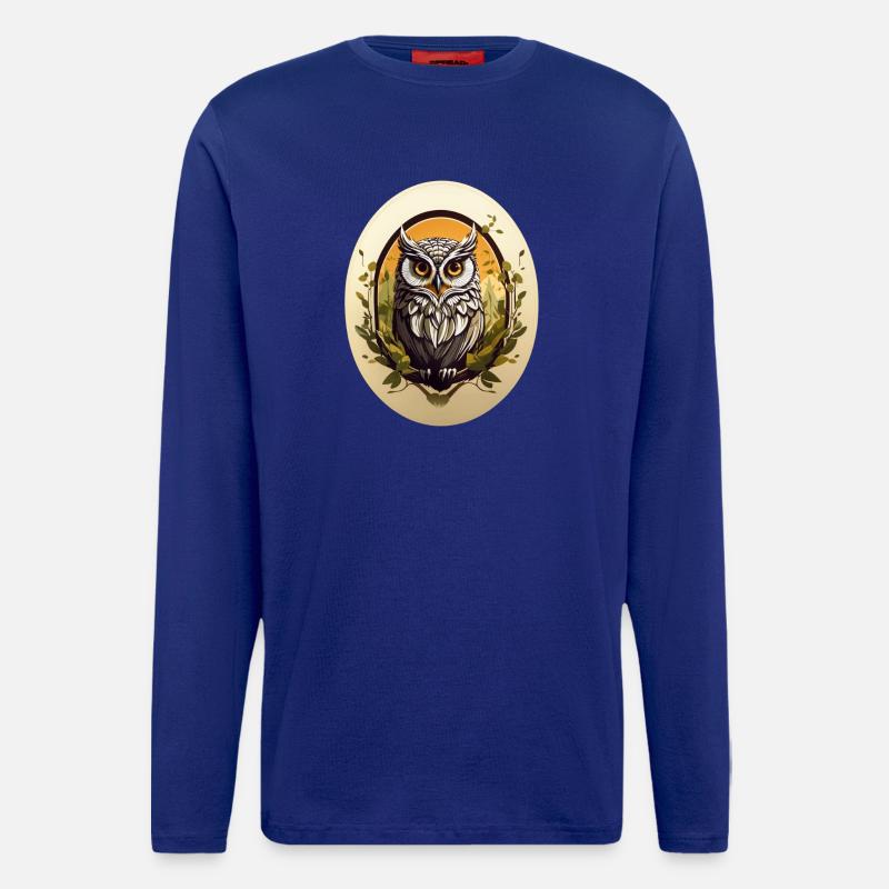 Eule - Langarmshirt - made by SPREAD  - Iconic Blue