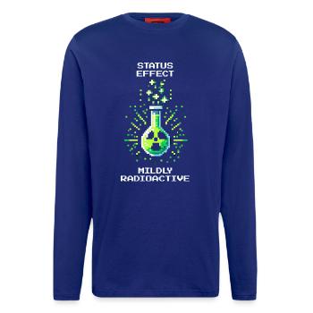 Statuseffekt: leicht radioaktiv | Chemie - Langarmshirt - made by SPREAD  - Iconic Blue - Vorne