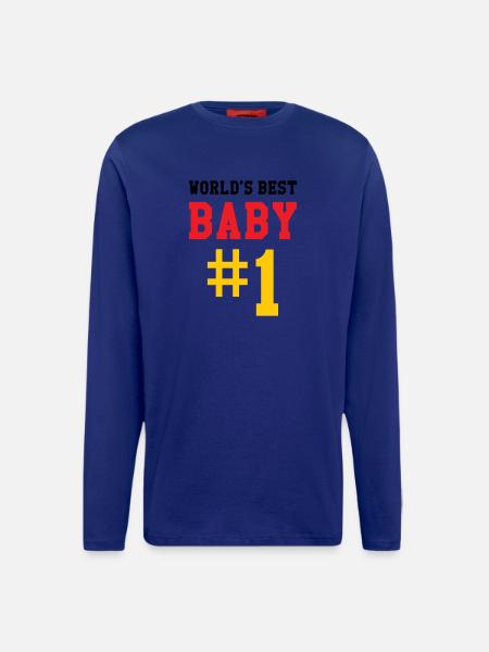 Best Baby - Birth - Child - Longsleeve - made by SPREAD - Iconic Blue