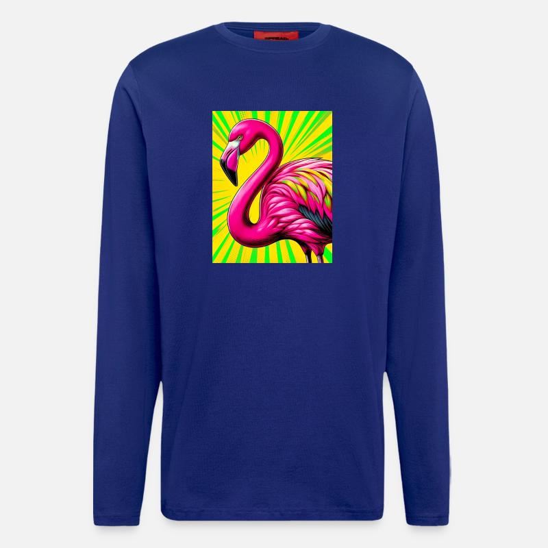 Flamingo - Langarmshirt - made by SPREAD  - Iconic Blue