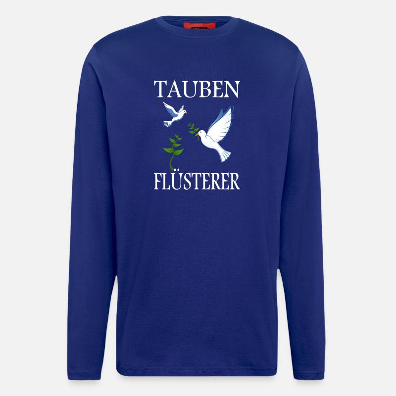Tauben Flüsterer - Langarmshirt - made by SPREAD  - Iconic Blue