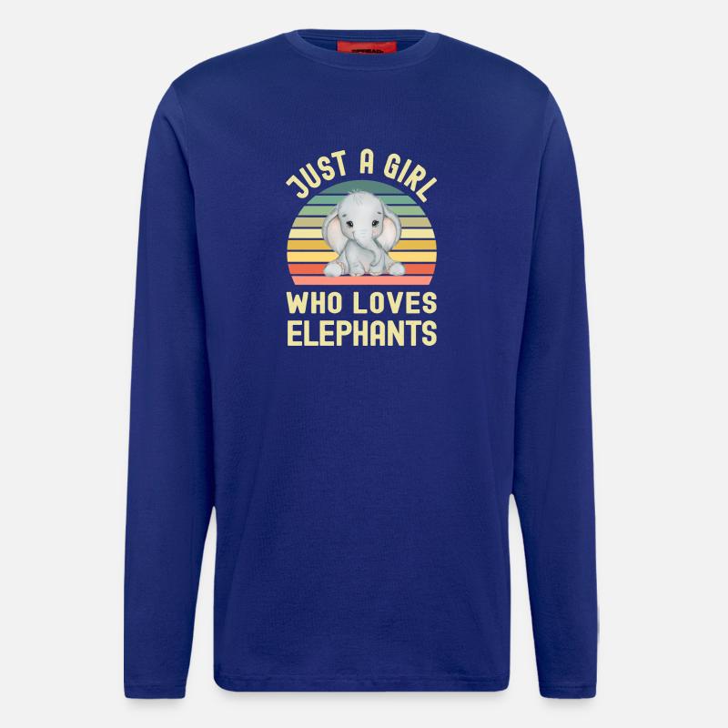 Elephant Elephants - Longsleeve - made by SPREAD  - Iconic Blue