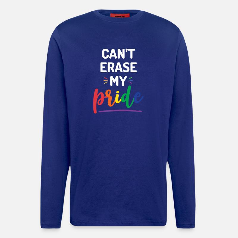 Can't Erase My Pride - Longsleeve - made by SPREAD  - Iconic Blue