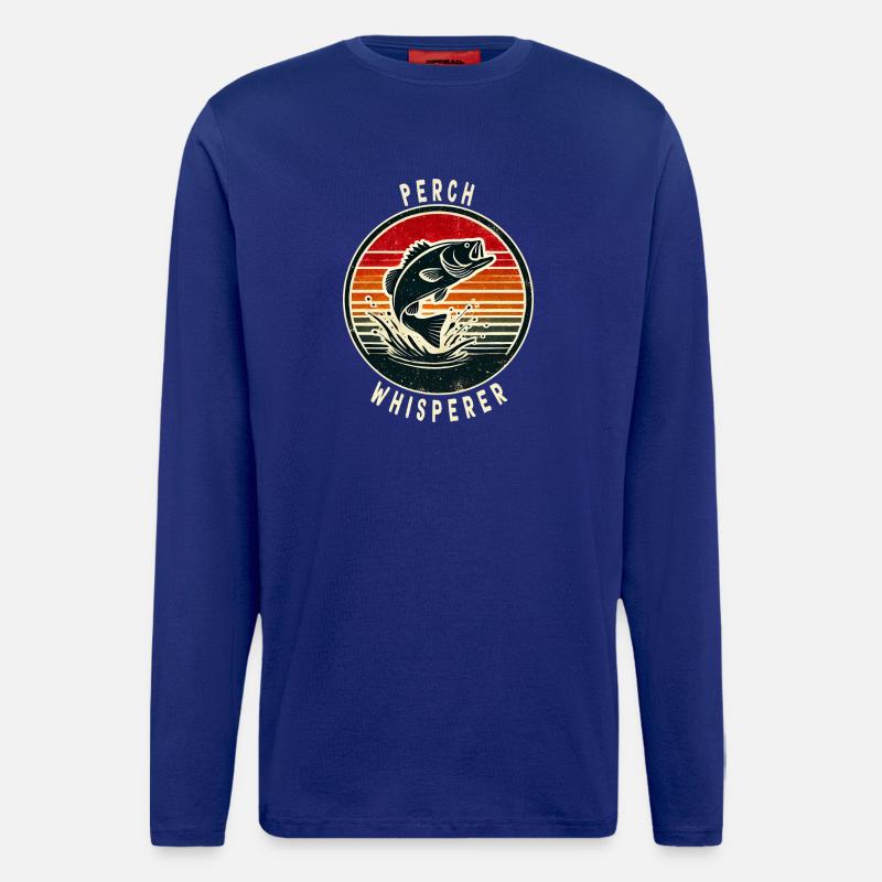 Perch whisper design - Longsleeve - made by SPREAD  - Iconic Blue