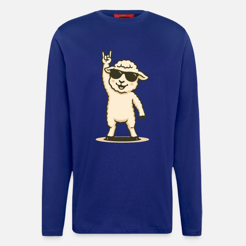 Rock'n'Wool - Langarmshirt - made by SPREAD  - Iconic Blue
