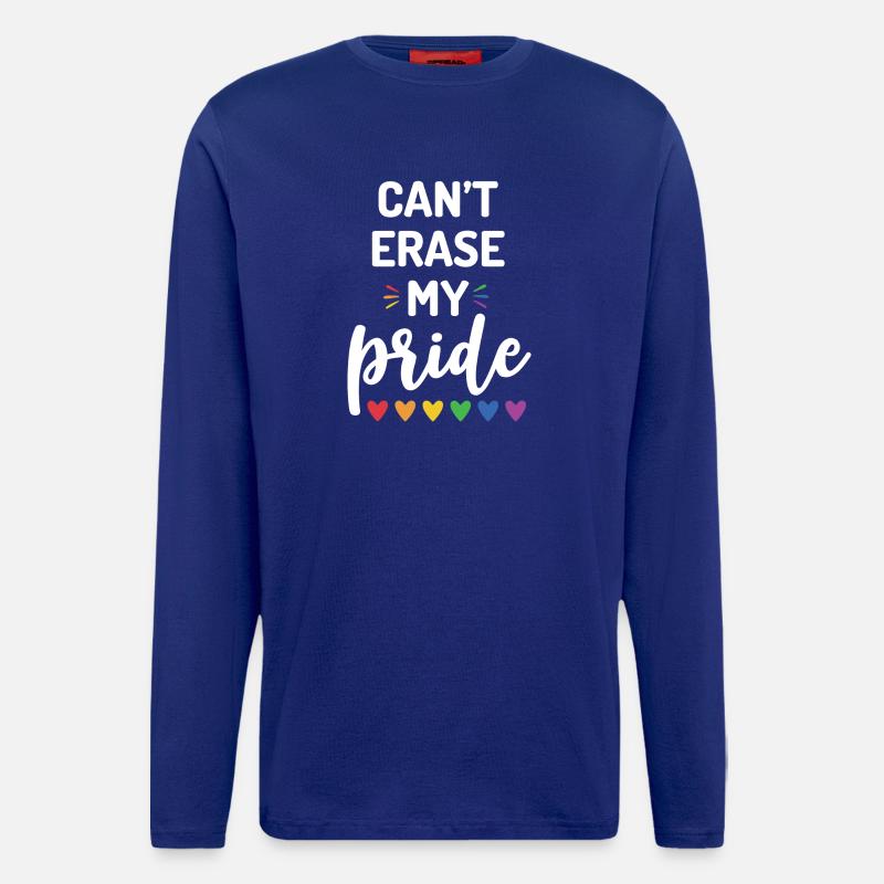 Can't Erase My Pride - Longsleeve - made by SPREAD - Iconic Blue