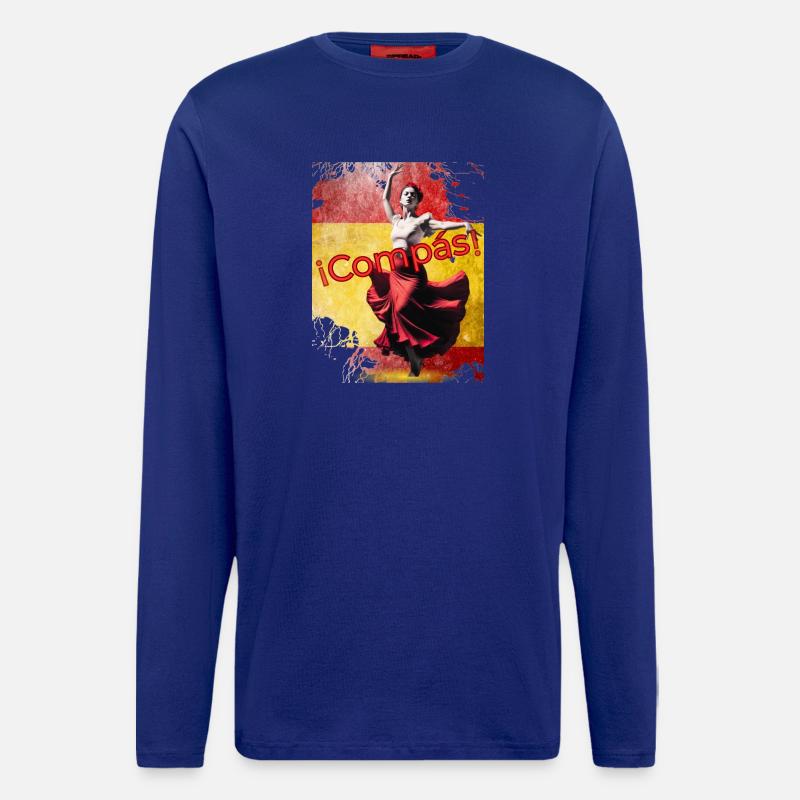 Flamenco Dancer Compás - Longsleeve - made by SPREAD  - Iconic Blue